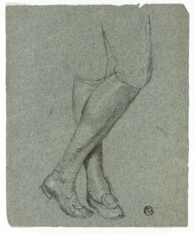 Ayakta Duran Figürün Çapraz Bacakları by John Downman