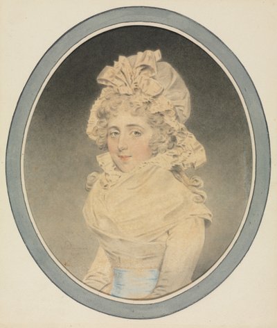Leydi Caroline Wrottesley, 1792. by John Downman