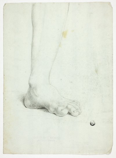 Ayakta Duran Figürün Sol Bacağı by John Downman