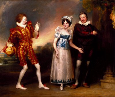 Master Page, Anne Page ve Slender John Downman, ARA by John Downman