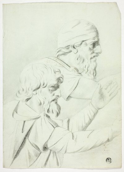 Profilden İki Adam (Bas Relief