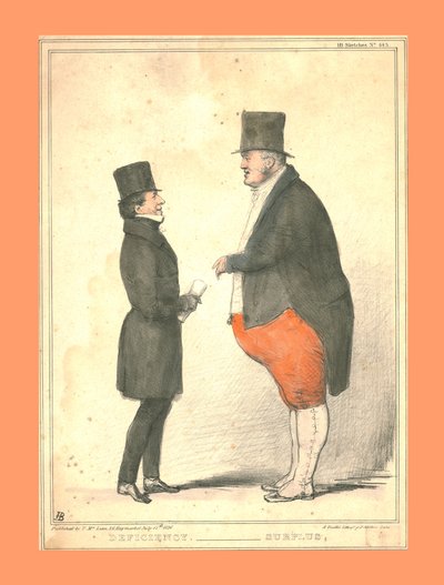 Eksiklik. - Fazlalık., 1836. by John Doyle