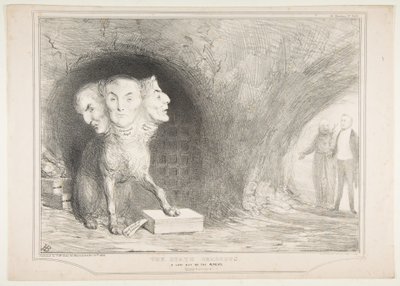 The State Cerberus, A Leaf Out of the Nead, Freely Translated, 11 Aralık 1834. by John Doyle