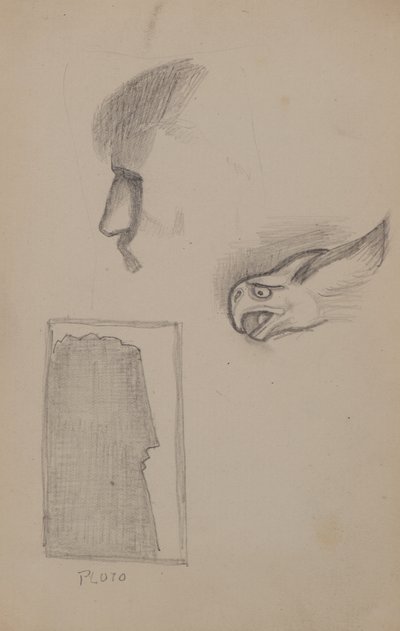 Adsız [Kalem eskizleri] (kalem) by John Duncan