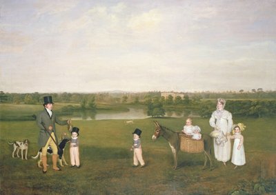 William Hetton Cooke, Karısı ve Çocukları ile Worleston Rookery, Chester