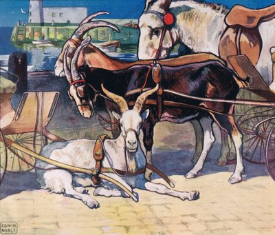 Dinlenen keçiler, Gladys Davidson tarafından 1919