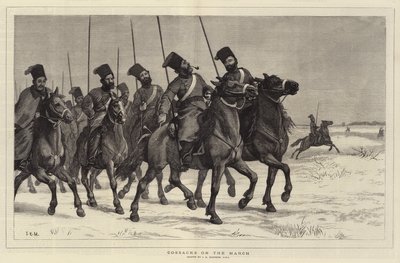 Mart ayında Kazaklar by John Evan Hodgson