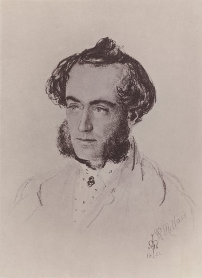 John Sülük (gravür) by John Everett (after) Millais