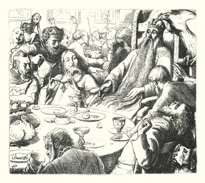 Gündüz Rüyası (gravür) by John Everett (after) Millais