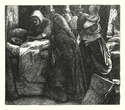 Burleigh Lordu (gravür) by John Everett (after) Millais