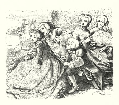 Konuşan Meşe (gravür) by John Everett (after) Millais