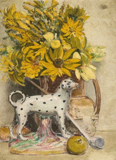 Natürmort (Benekli Köpek) (gemideki yağ) by John Everett