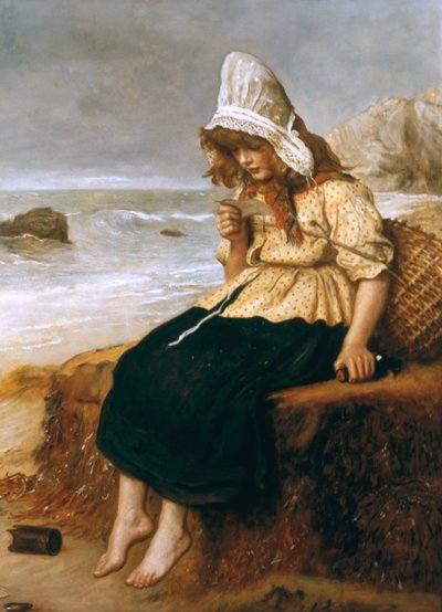 Denizden Bir Mesaj by John Everett Millais