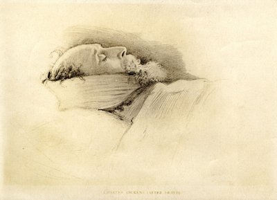 Dickens, Ölümünden Sonraki Gün, 1870 by John Everett Millais