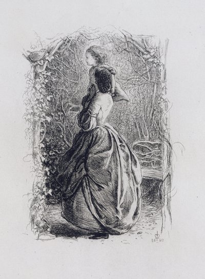 Mutlu Bahar (kağıda gravür) by John Everett Millais