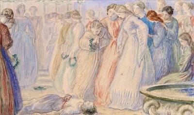 İphis ve Anaxarete, 19. yüzyıl sonu by John Everett Millais