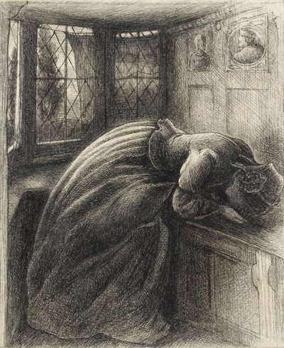 Mariana, c1840-1850 by John Everett Millais