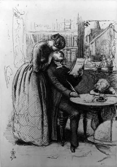 Aşk için Evlendi, 1853 by John Everett Millais