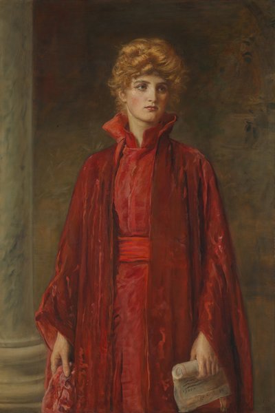 Portia, 1886. by John Everett Millais