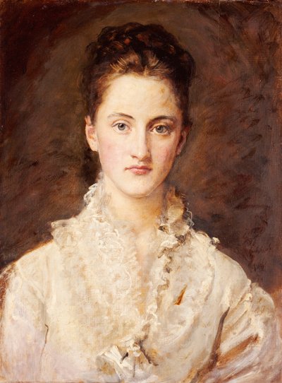 Sanatçının Kızının Portresi, Mary, yarım boy, 1875-76 by John Everett Millais