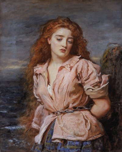 Solway Şehidi"
" by John Everett Millais