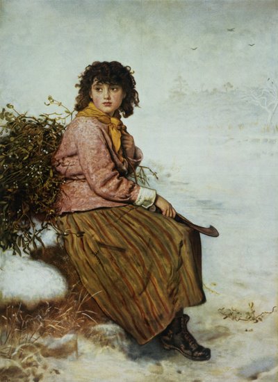 Ökseotu Toplayıcı, 1894 by John Everett Millais