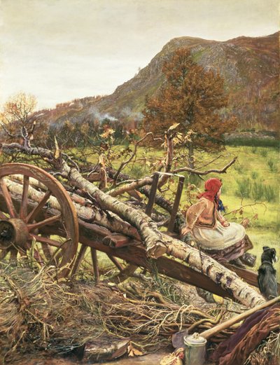 Kış Yakıtı by John Everett Millais