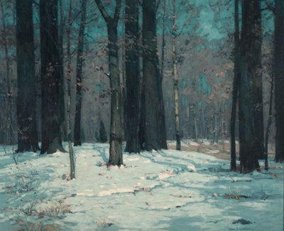 Kışın Woods, ca. 1912. by John F. Carlson