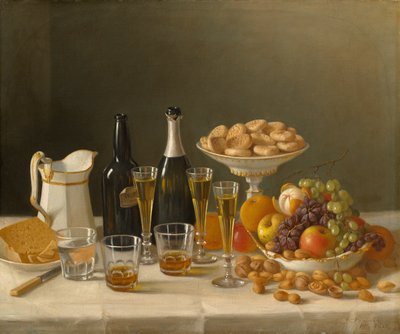 Şarap, Peynir ve Meyve by John F. Francis