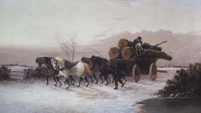 Karda Kereste Vagonu by John F. Morris