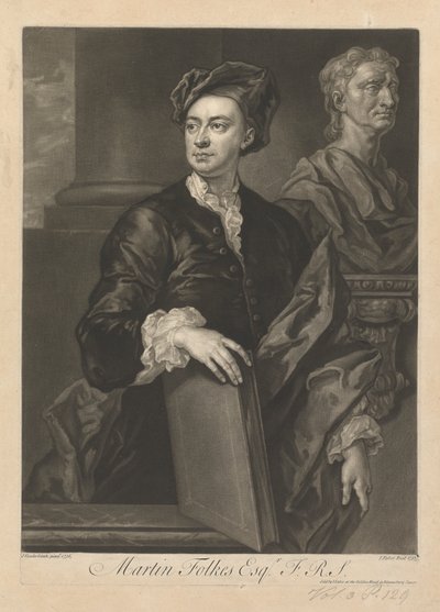 Martin Folkes Av. by John Faber the younger