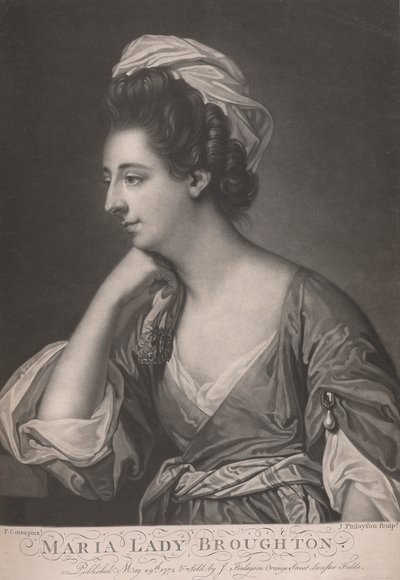 Maria, Leydi Bronghton (ö. 1785) by John Finlayson