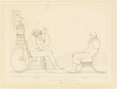 Aşil ve Patroklos by John Flaxman