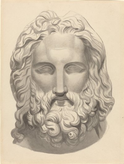 Antik Sakallı Kafa by John Flaxman
