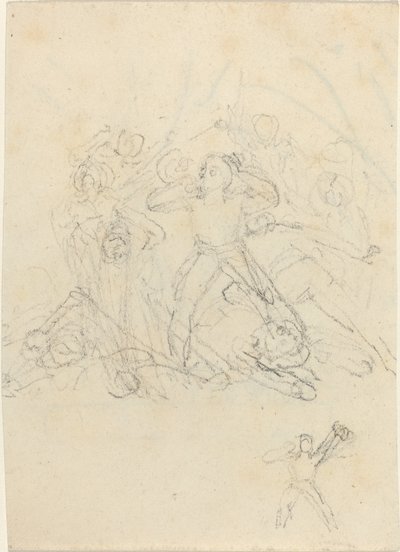Savaş sahnesi by John Flaxman