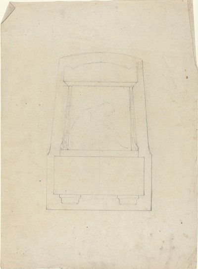 Bir Anıt için Tasarım by John Flaxman