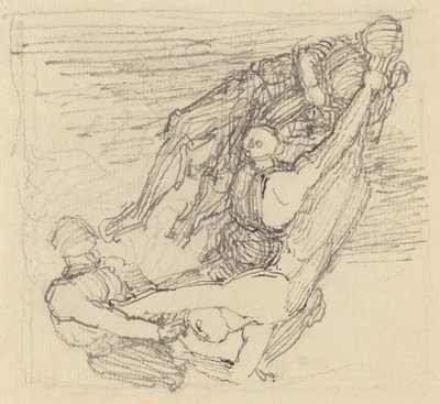 Havada Taşınan Figür by John Flaxman