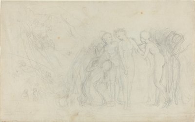 Kadın Figürleri Grubu by John Flaxman