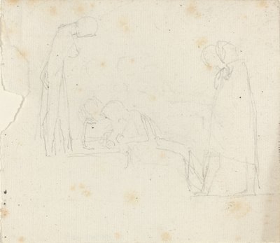 Beş Figür Grubu by John Flaxman