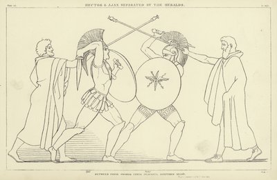Útsýni yfir Langdale Pikes by John Flaxman