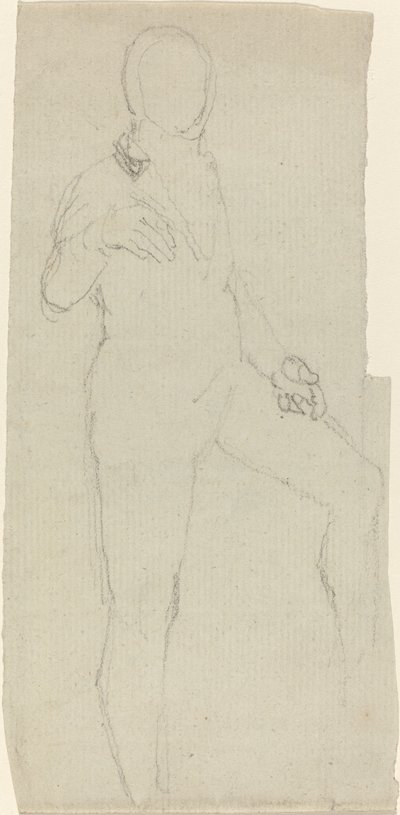 Çağdaş Elbiseli Erkek Figürü by John Flaxman