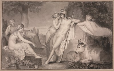 Paris ve Oenone, 1791. by John Flaxman