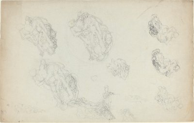 Çalışma Sayfası [recto ve verso] by John Flaxman