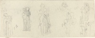 Çalışma Sayfası [recto ve verso] by John Flaxman