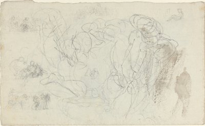 Çalışma Sayfası [recto ve verso] by John Flaxman