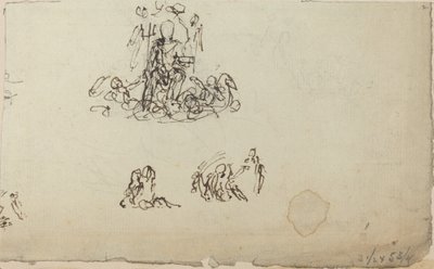 Neptün ve Deniz Canlılarının İncelenmesi (?) by John Flaxman