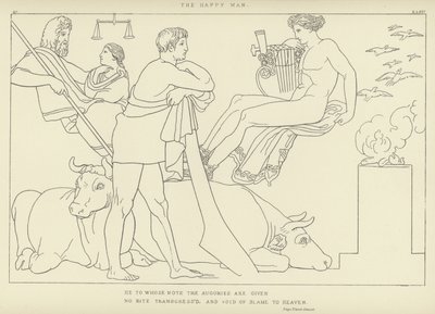 mutlu adam by John Flaxman