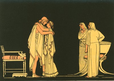 Waltheof, Earl ya nyuma yicyongereza, kurugamba nabasirikare ba Norman by John Flaxman