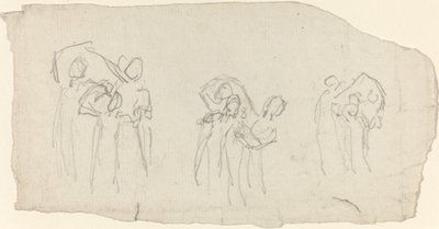 Üç Grup Dansçı by John Flaxman