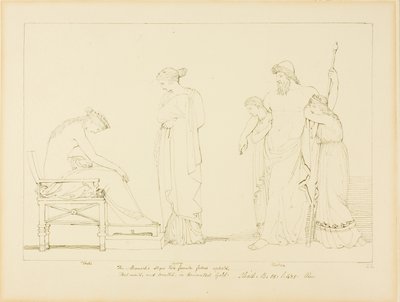 Vulcan ve Thetis by John Flaxman